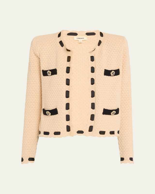 Astor Contrast Trim Cardigan